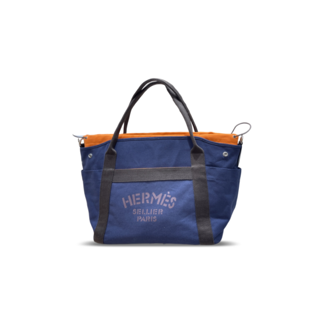 HERMES SAC DE PANSAGE GROOM CANVAS TOTE BAG (39*33*16cm)